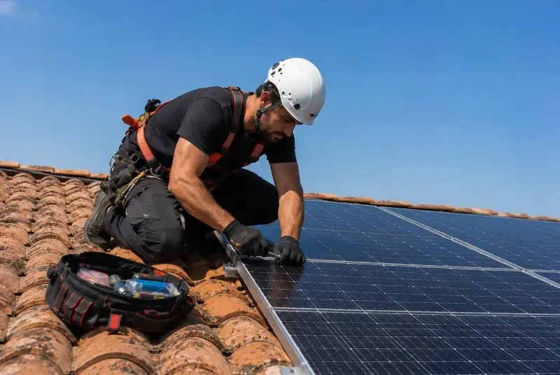 Maintenance et monitoring de panneaux solaires à Villecroze
